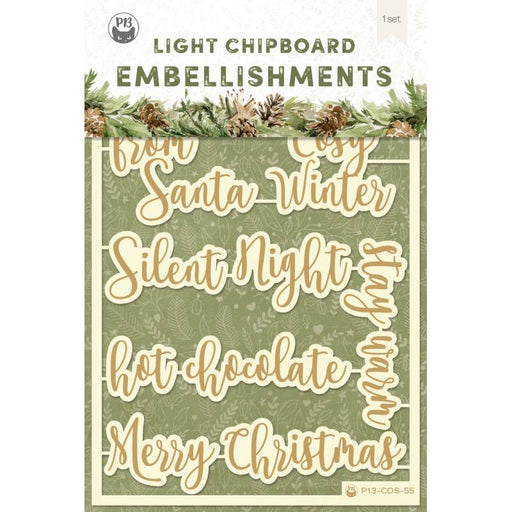 P13 Cosy Winter - Chipboard Embellishments #6