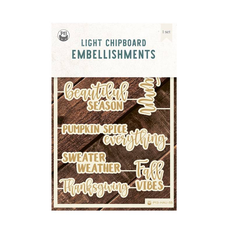 P13 Hello Autumn - Chipboard Embellishments #7