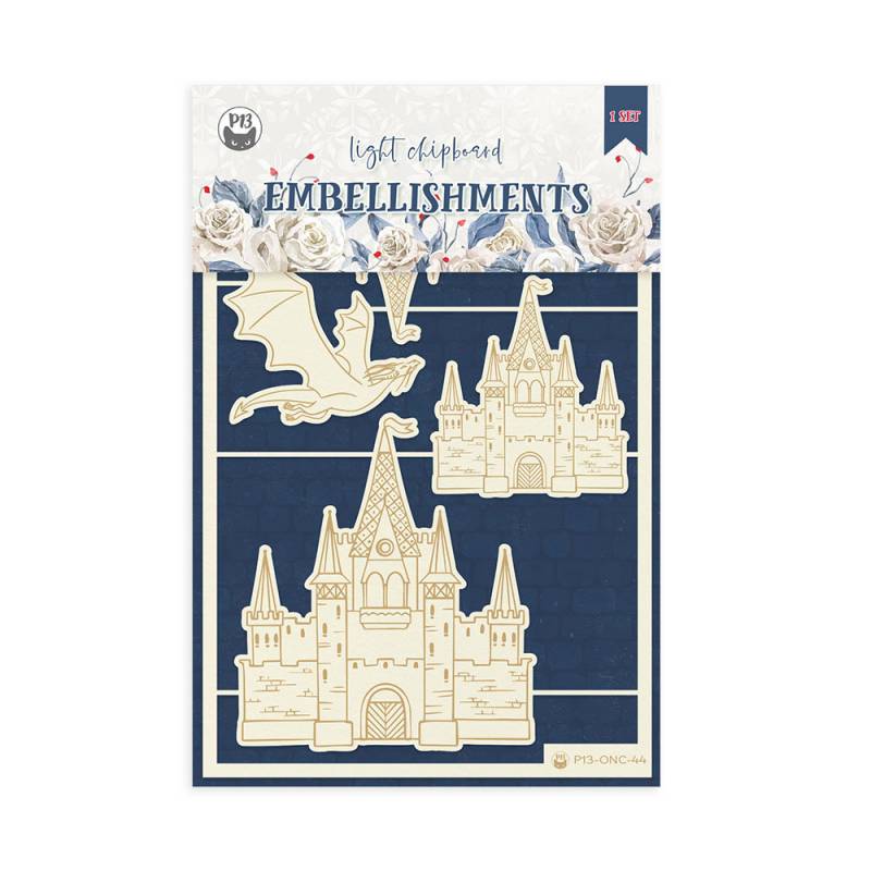 P13 Once Upon A Time - Chipboard Embellishments #1