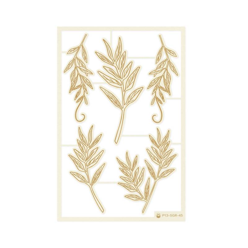 P13 Secret Garden - Chipboard Embellishments #2