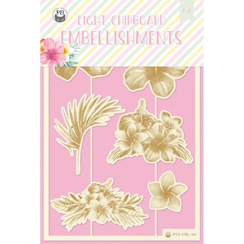 P13 Summer Vibes - Chipboard Embellishments #1